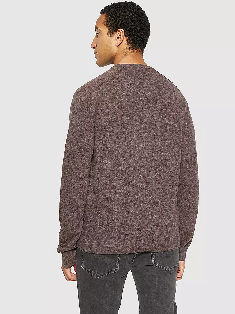 KNOWLEDGE COTTON APPAREL Pullover FIELD braun