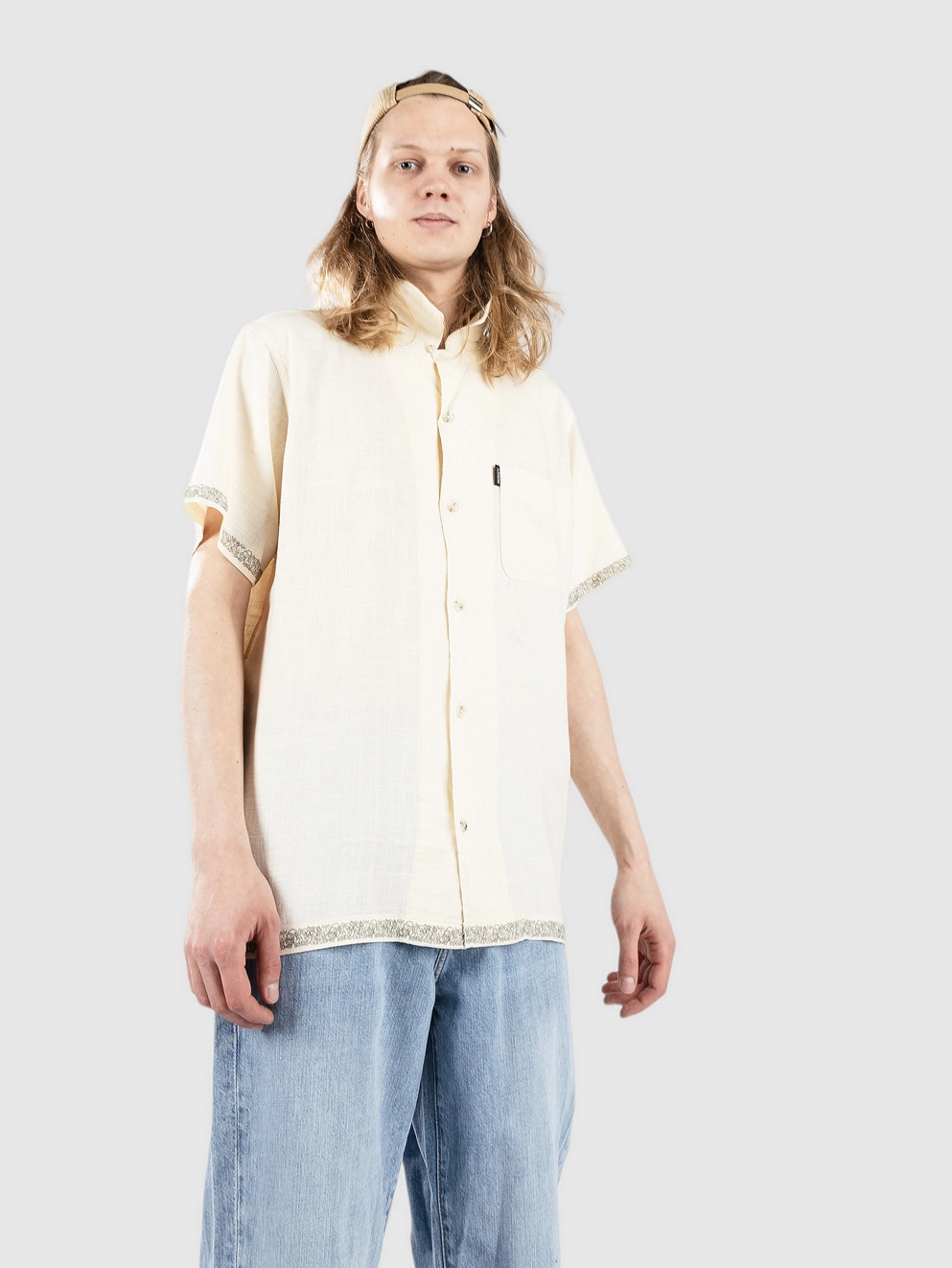 Misfit Shapes Pandaan Linen Shirt natural