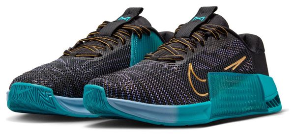 Chaussures de Training Nike Metcon 9 AMP Bleu/Or Femme