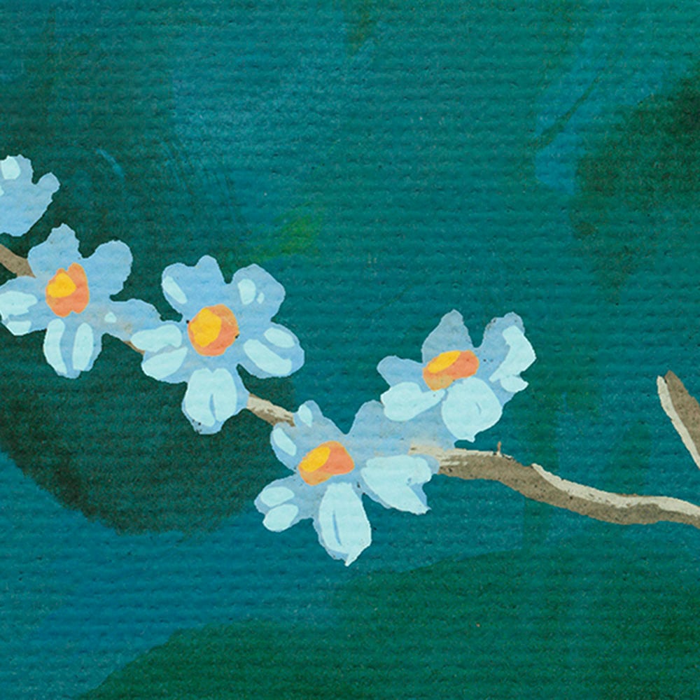 Komar Fototapete »Digitaldruck Vlies -  Birdsong Breeze - Grösse 400 x 250 cm« bedruckt glatt Wohnzimmer, Schlafzimmer