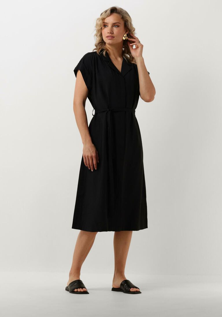 MSCH COPENHAGEN zwarte msch copenhagen midi jurk mschginara benina ss dress