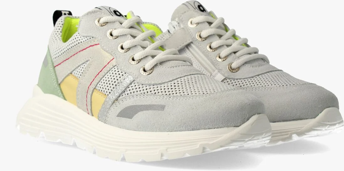 DEVELAB zilveren develab lage sneakers 41554