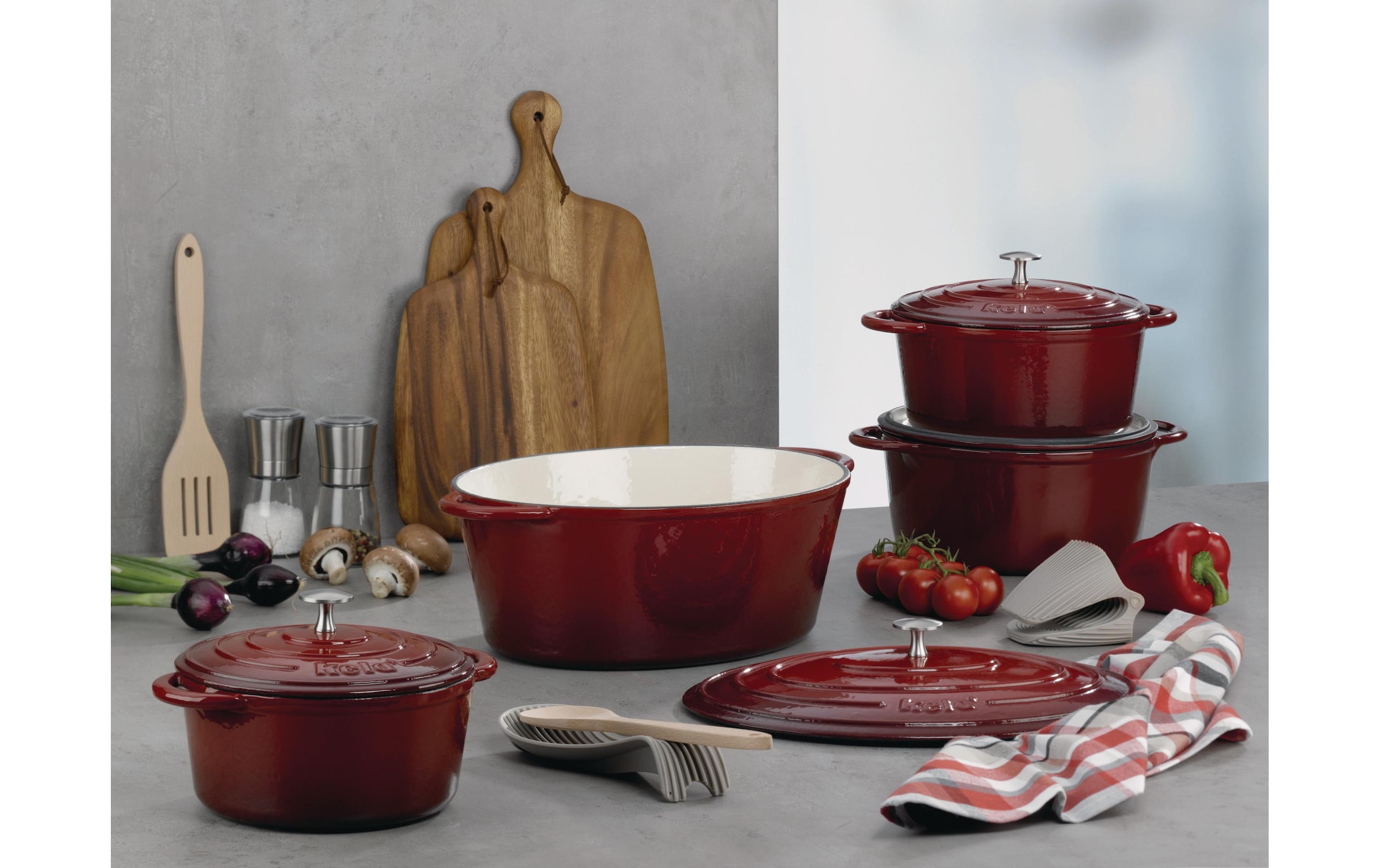kela Bratentopf »Calido 36 cm« Gusseisen
