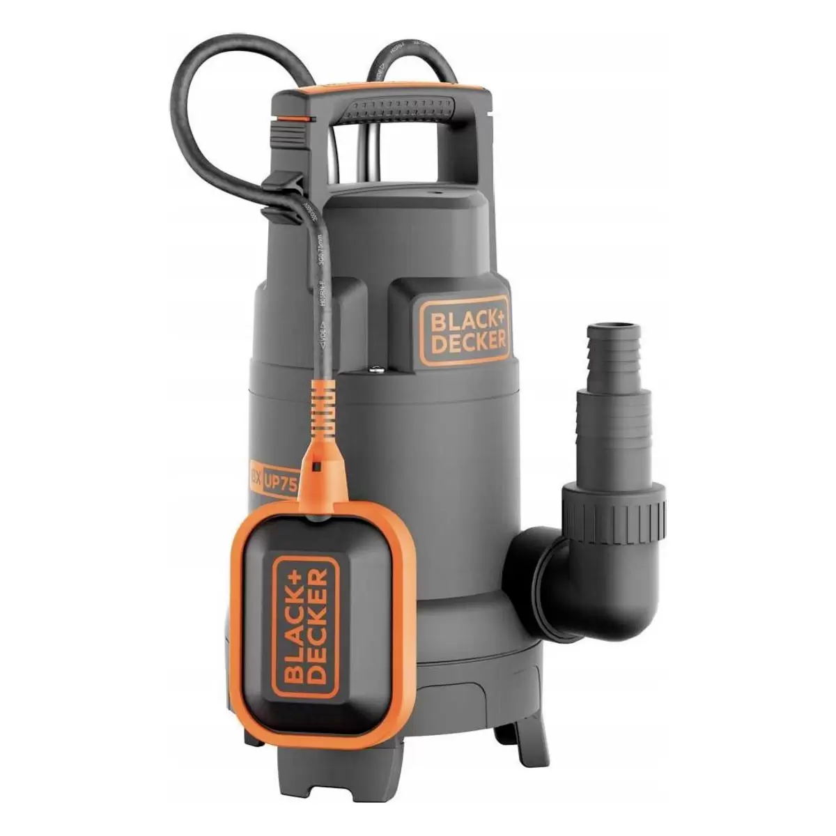 Klarwasserpumpe Black Decker BXUP750PTE anthrazit,orange