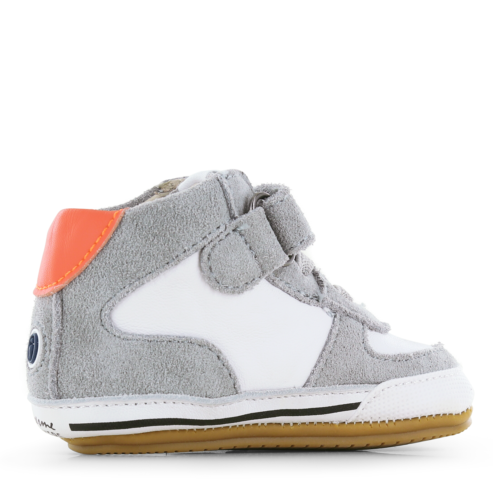 Shoesme grijs BABY-PROOF® schoentje Leer, Suède | Jongens schoenen