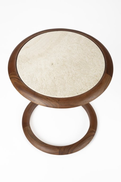 Zuiver Doppio bijzettafel bruin