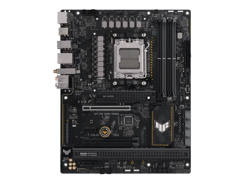 ASUS TUF Gaming B650-Plus WiFi - Bundkort - ATX - Socket AM5 - AMD B650 Chipset - USB-C 3.2 Gen 2x2, USB 3.1 Gen 2, USB 3.2 Gen 2, USB-C 3.2 Gen2, USB-C 3.2 Gen 1 - 2.5 Gigabit LAN, Wi-Fi 6, Bluetooth - onboard grafik (CPU påkrævet) - HD Audio (8-kan