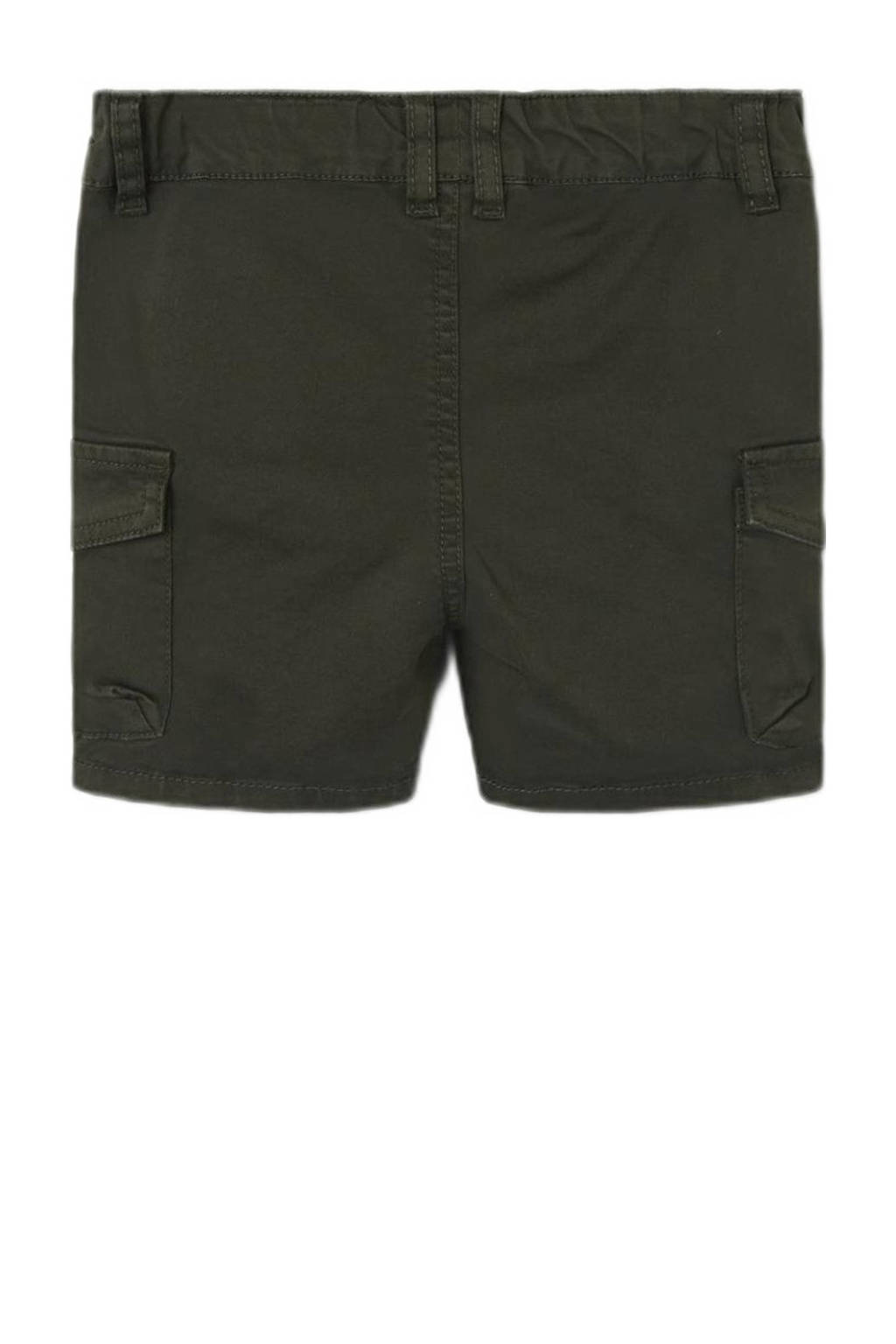 NAME IT cargo short NMMBEN BAG donkergroen