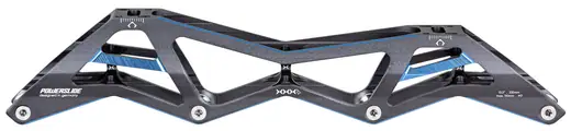 Powerslide 3X4 13.2 4x110 Titanium Blue Speed Skates-frames
