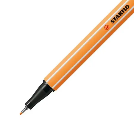 Fineliner - STABILO point 88 - Einzelstift - papaya