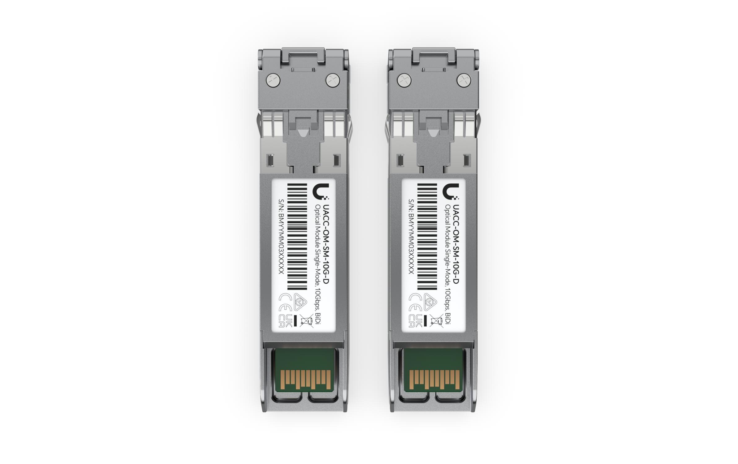 SFP+ Modul UACC-OM-SM-10G-D 20er Pack<br>Optisches Single-Mode-Modul mit 10 Gbps