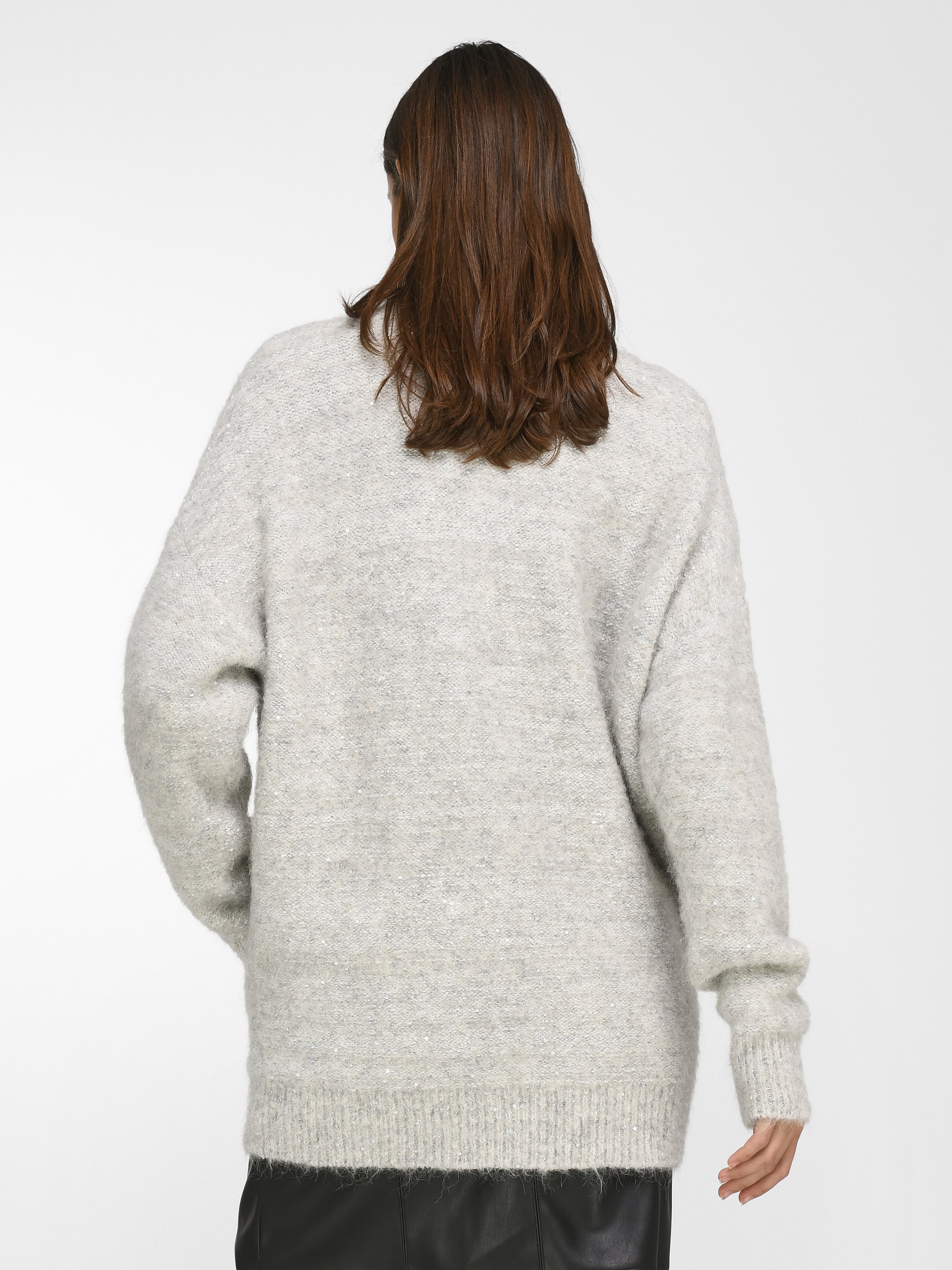 Long-Strickjacke