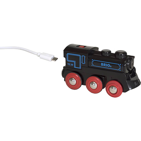 BRIO 33599 Genopladeligt lokomotiv m/mini USB-kabel