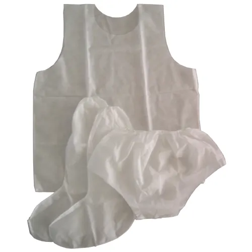 Set intime à usage unique Poligard Indutex PLP 30g/m² blanc taille XL