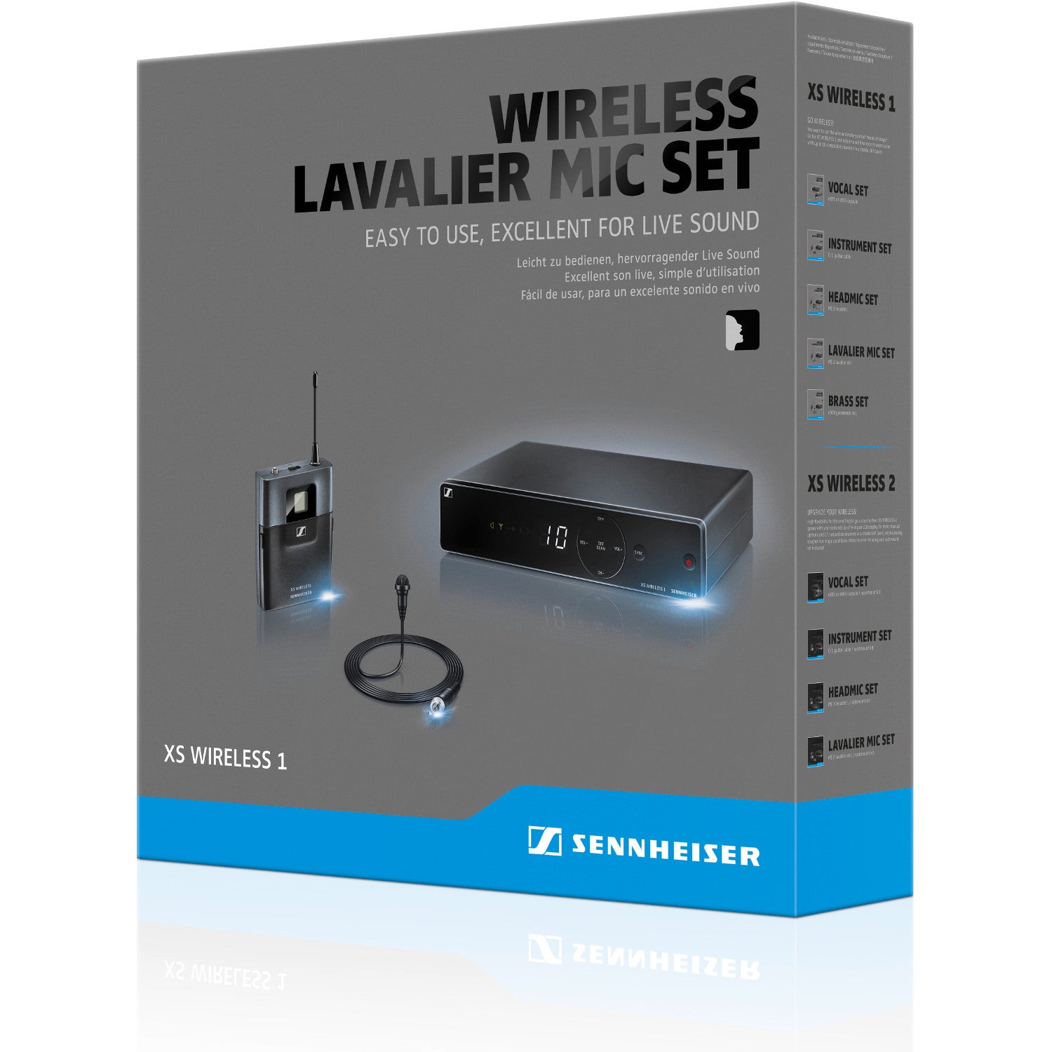 Sennheiser XSW 1-ME2-A draadloze lavalier set (A: 548-572 MHz)