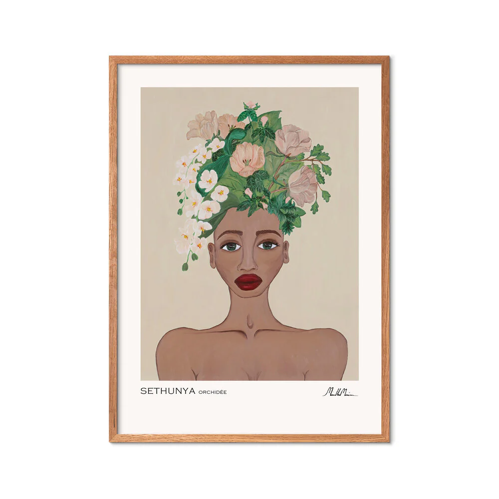 Poster & Frame  Morais Artworks Sethunya Orchidée plakat - mix