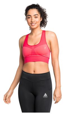 Brassière Odlo Seamless Medium Rose Femme