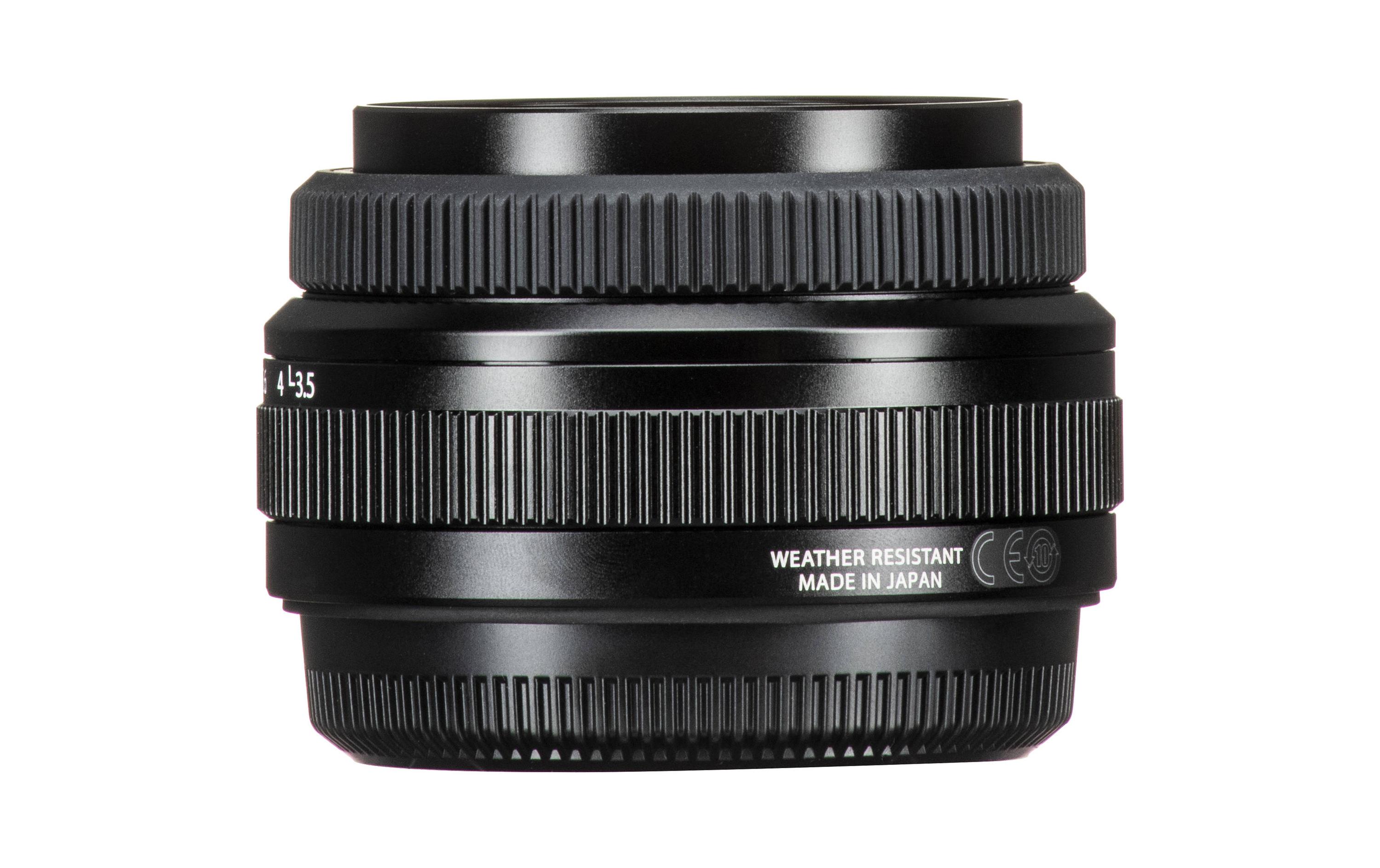 Festbrennweite GF 50mm F/3.5 R LM WR – Fujifilm G-Mount<br>Leichtes und kleines Objektiv für das spiegellose GFX-Mittelformatsystem