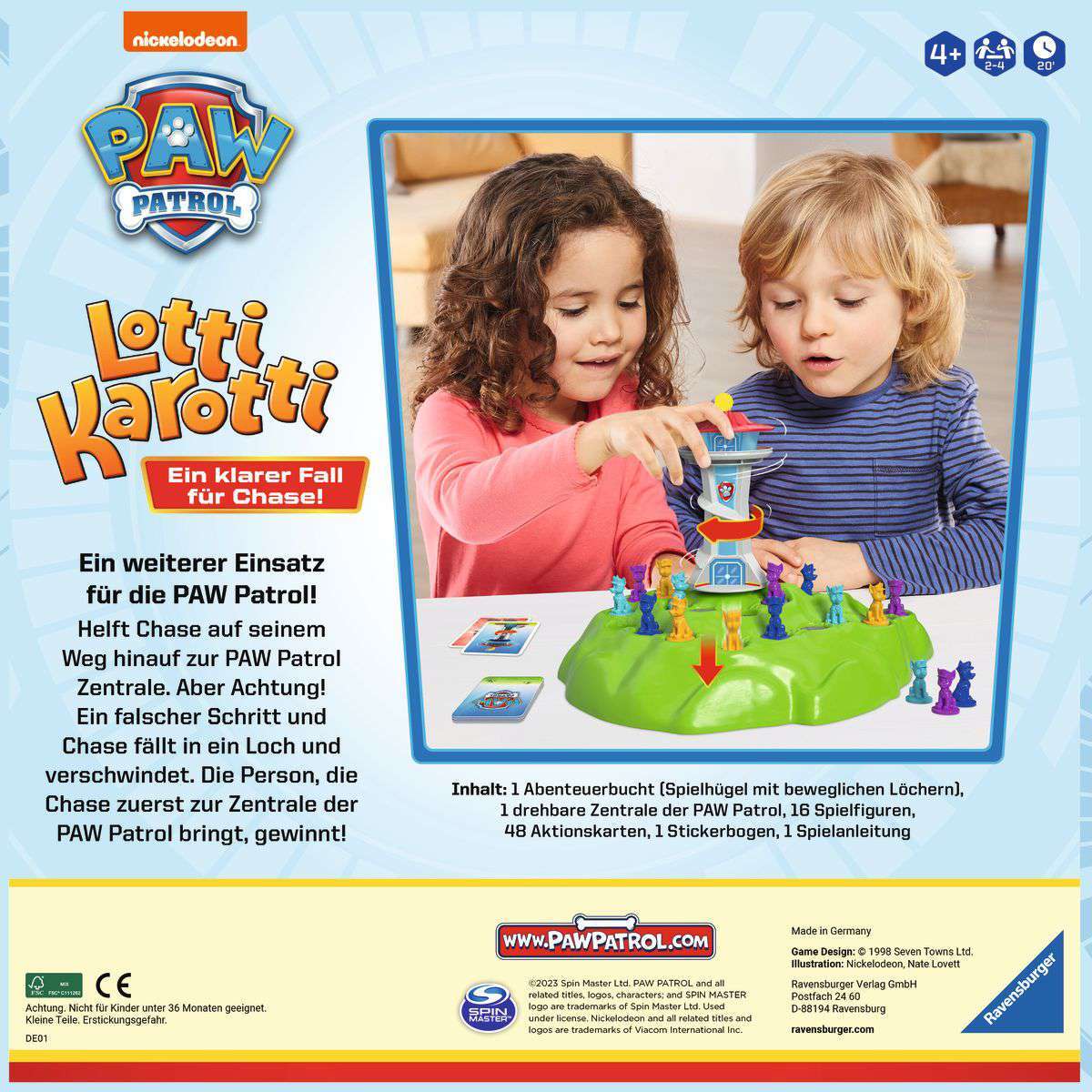 Ravensburger Spiel PAW Patrol Lotti Karotti