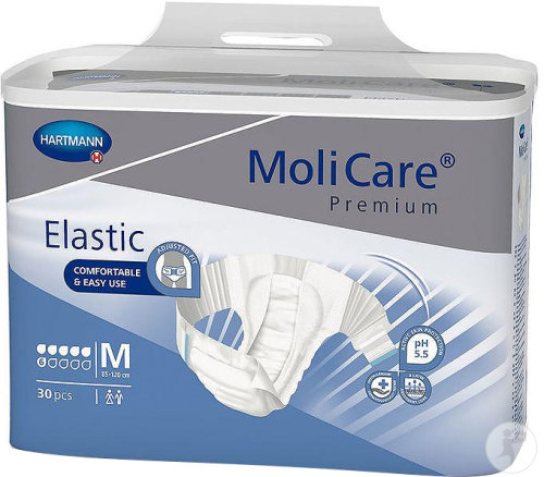Molicare Premium Elastic Slip 6 Gouttes Taille M Incontinence Modérée 30 Pièces