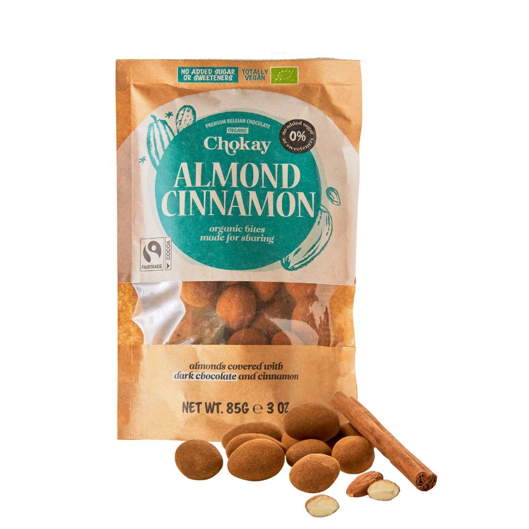 Chokay Mørk Sjokolade Mandel og Kanel 85 g