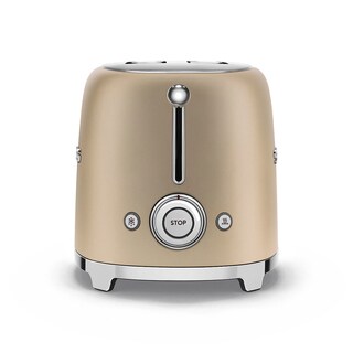 SMEG Toaster 2-Schlitz KOMPAKT Champagner matt