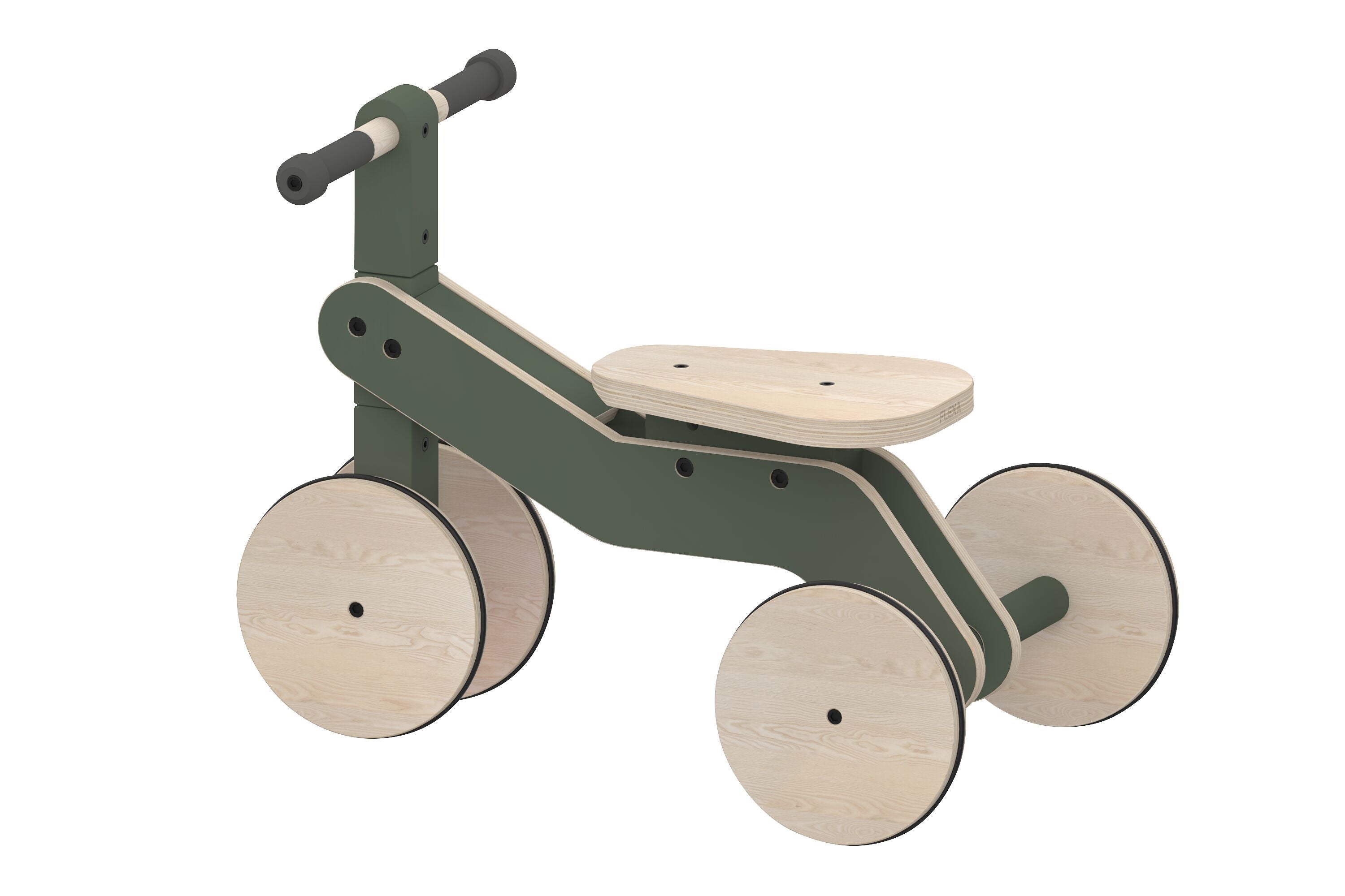 FLEXA Das Laufrad für Kleinkinder grün - Grün / B: 39.0 x T: 32.0 x H: 54.0