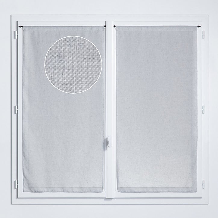 Paire de vitrage Gabin l.45 x H.120 cm