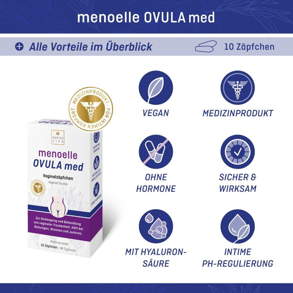 menoelle® OVULA med Vaginalzäfchen