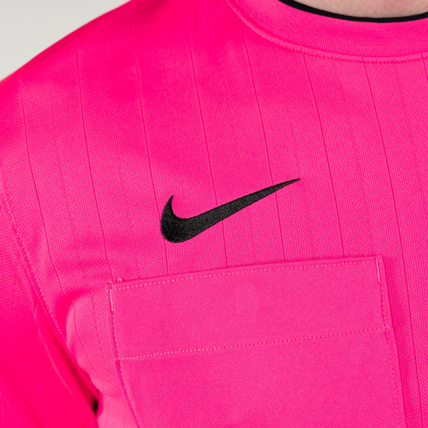 Nike KNVB Scheidsrechtersshirt Lange Mouwen 2024-2026 Roze Zwart