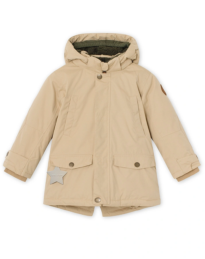 Funktions-Winterjacke MATHERSI in travertine beige
