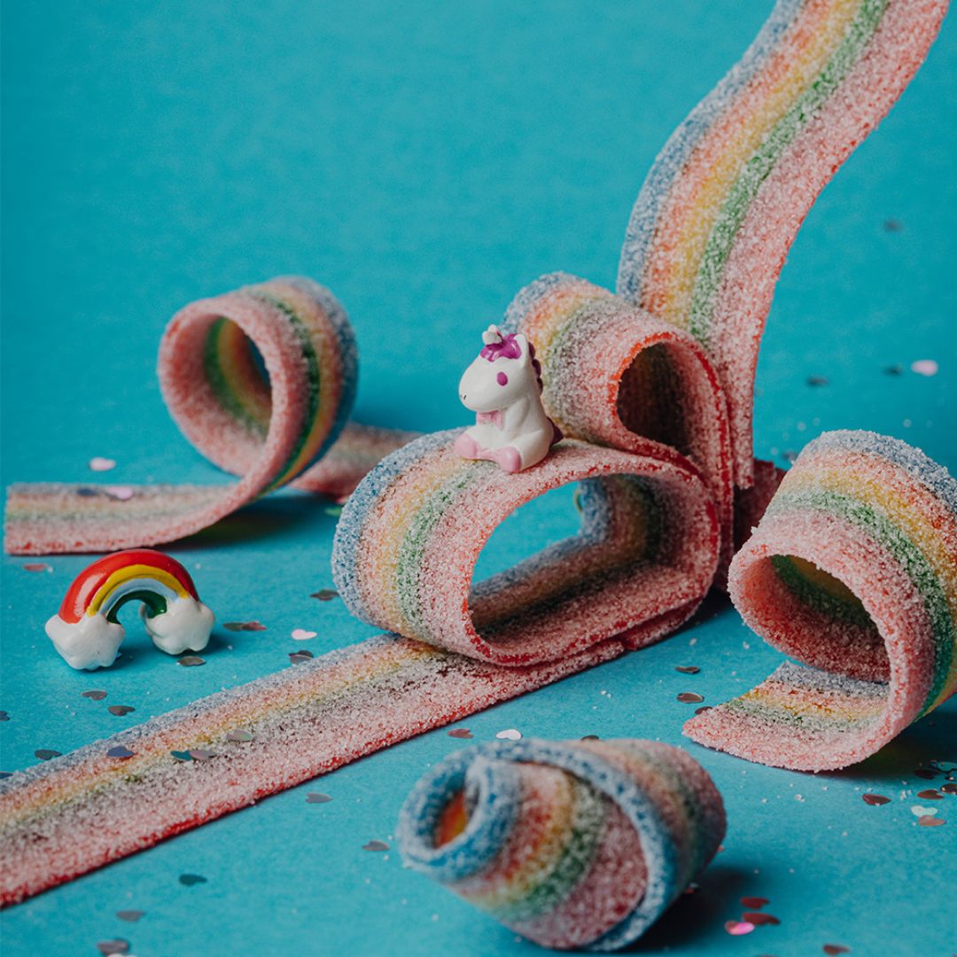 Petit boum sensorische fles move - rainbow