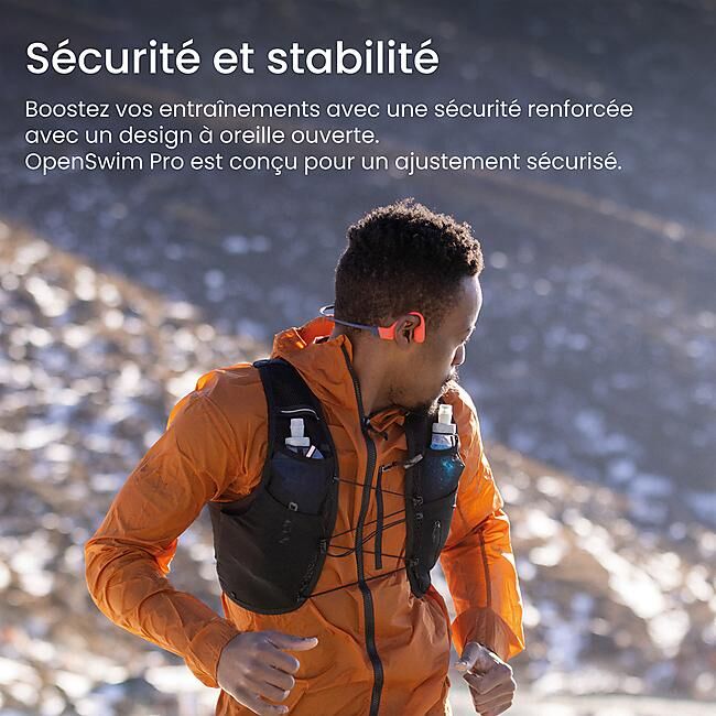 SHOKZ - CASQUE A CONDUCTION OSSEUSE OPENSWIM PRO