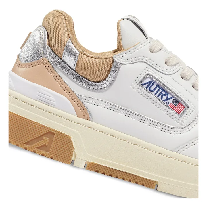 Autry Baskets CLC Low Cuir Bicolore | Brun