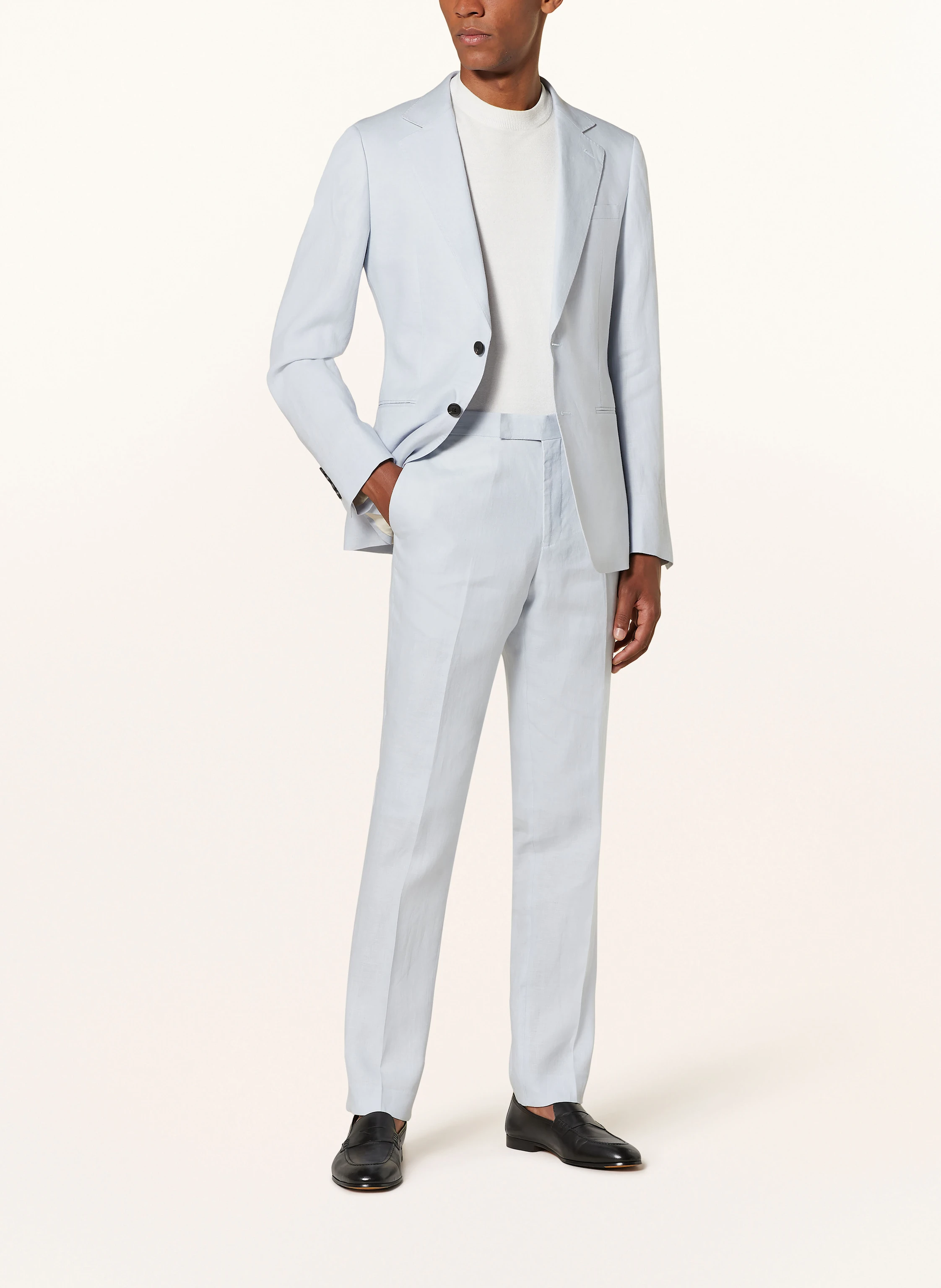 REISS Anzughose KIN Slim Fit aus Leinen