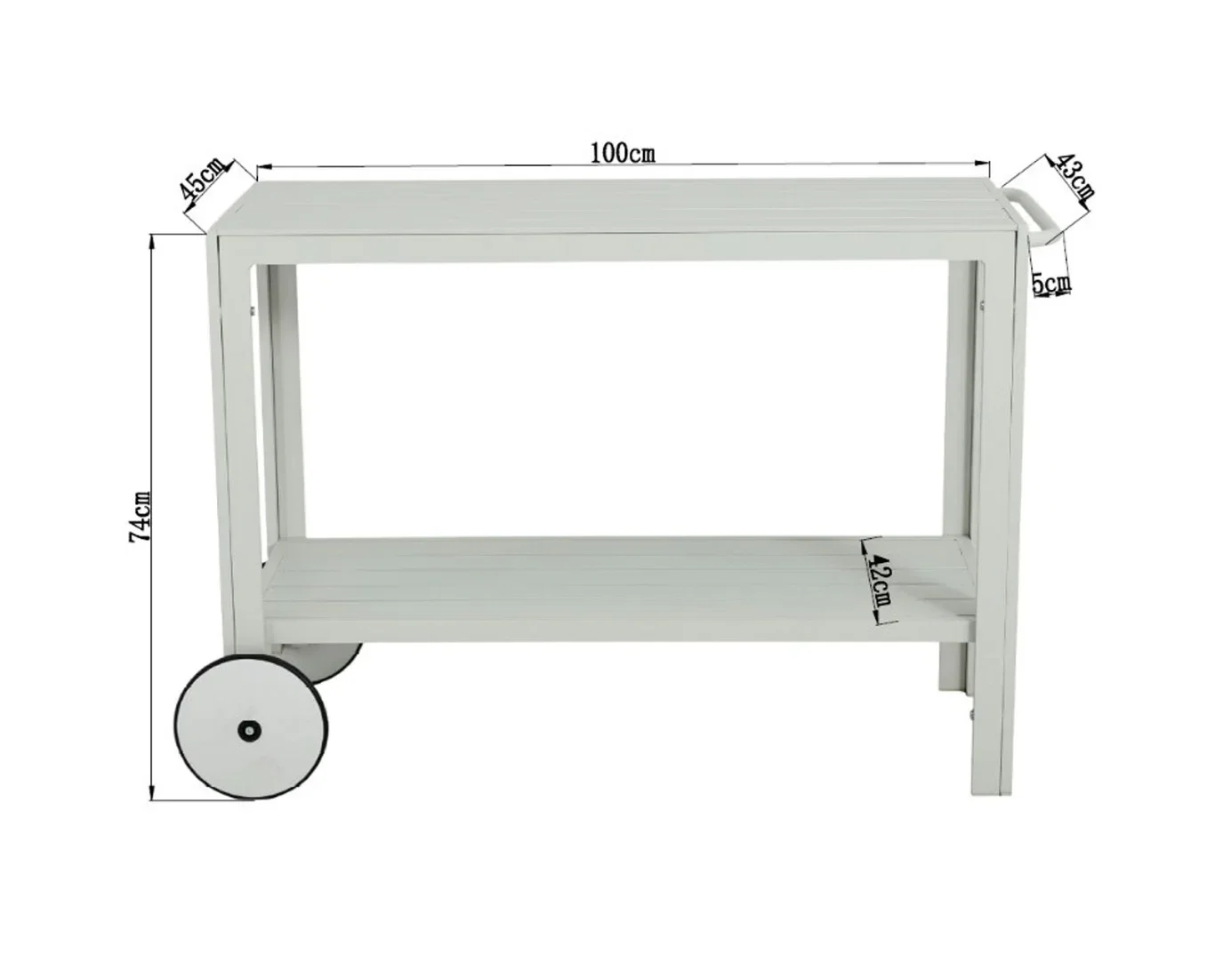 Skanden Serveringstralle Lengde 45 cm