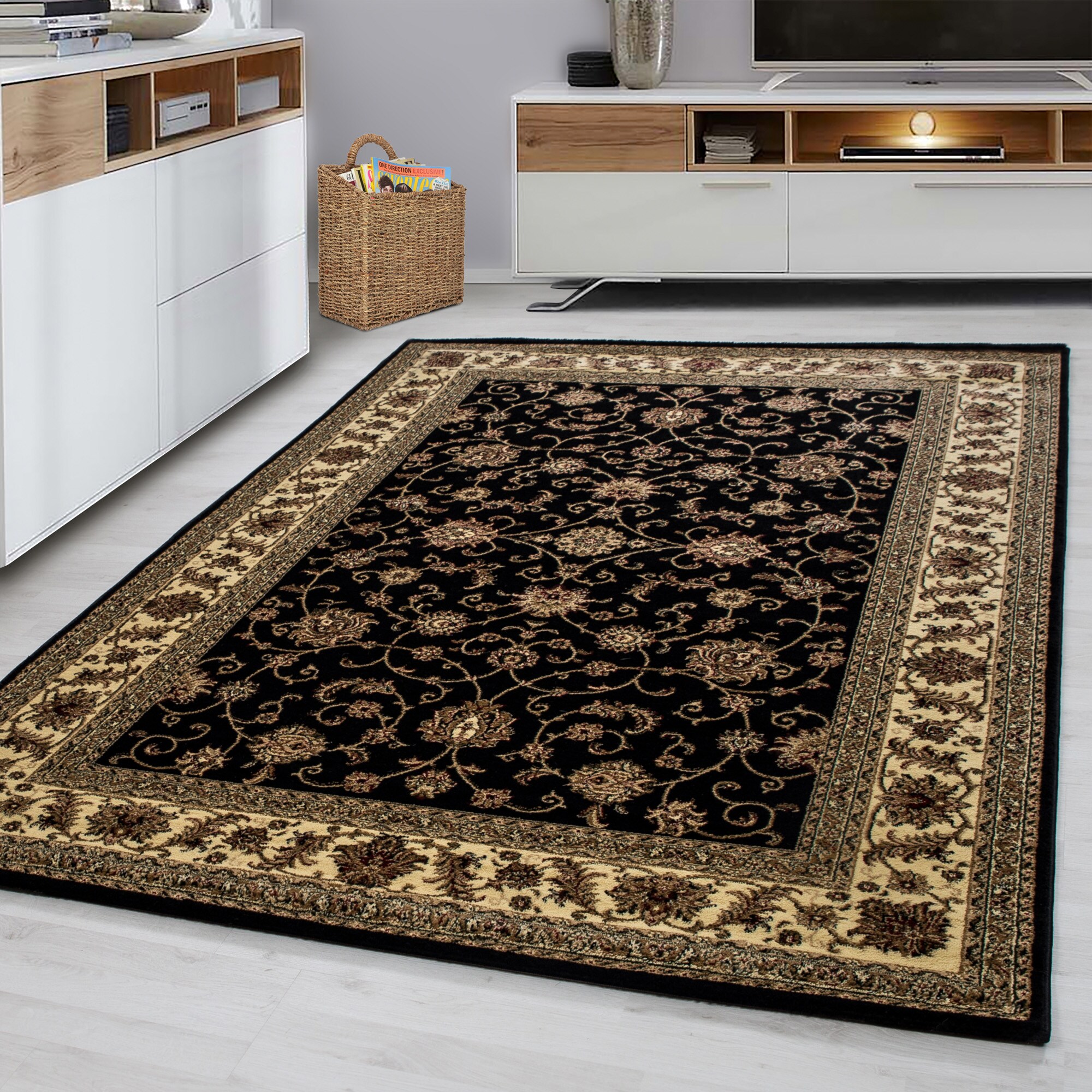 Wunderschöne MARRAKESH Orient-Dekor Traditional rechteckig Höhe Kurzflor 12 mm