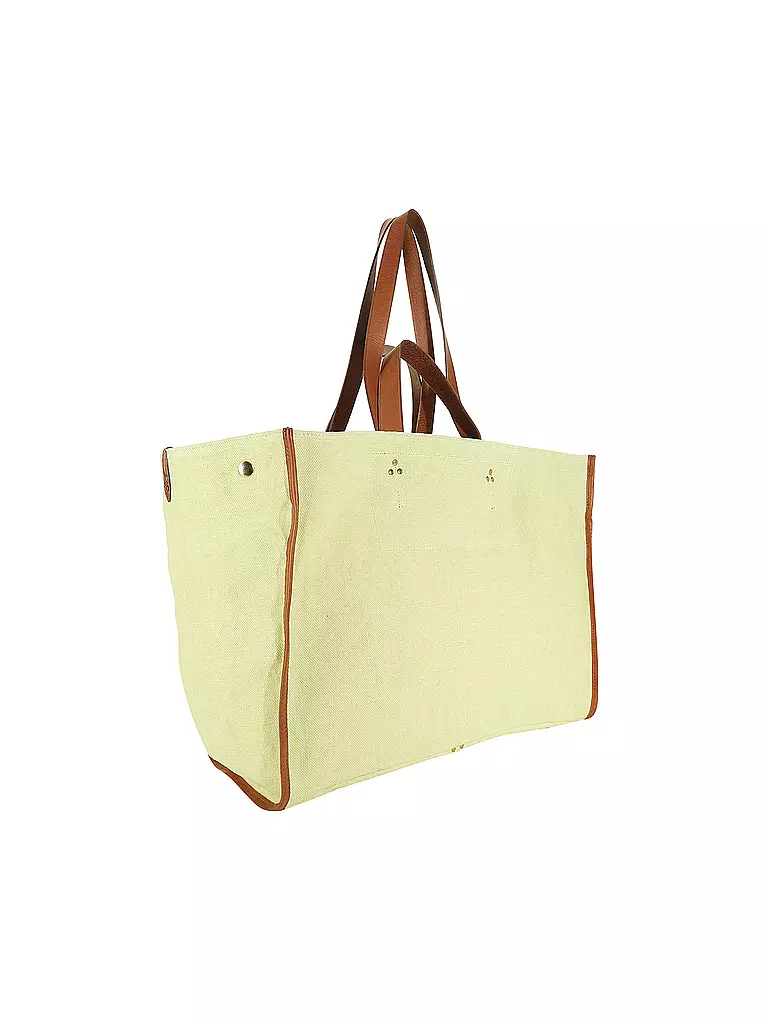 JEROME DREYFUSS Leinentasche - Shopper LEON Large gelb
