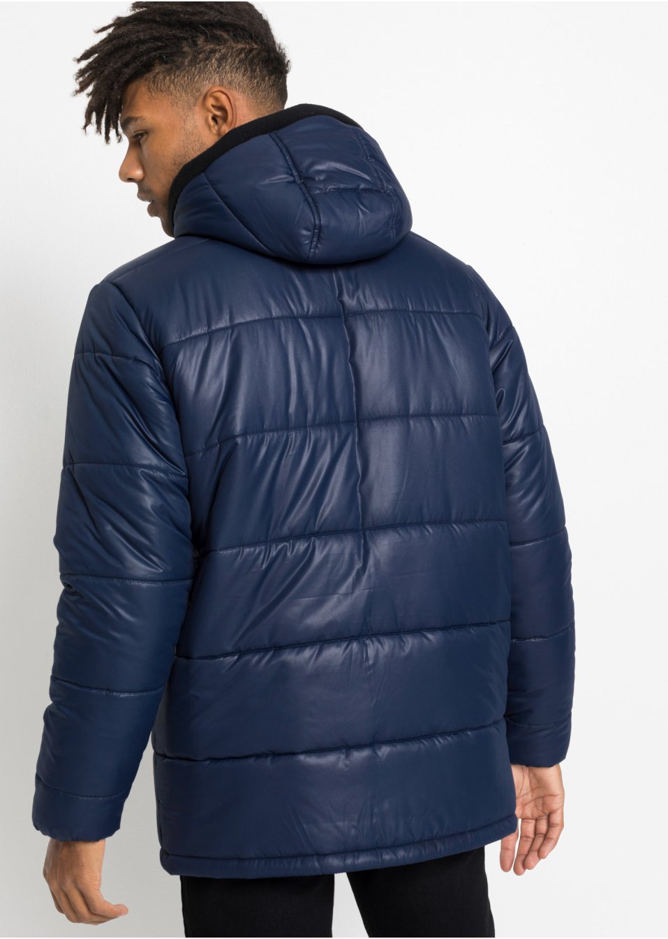 Parka hiver matelassée coupe confort avec polyester recyclé