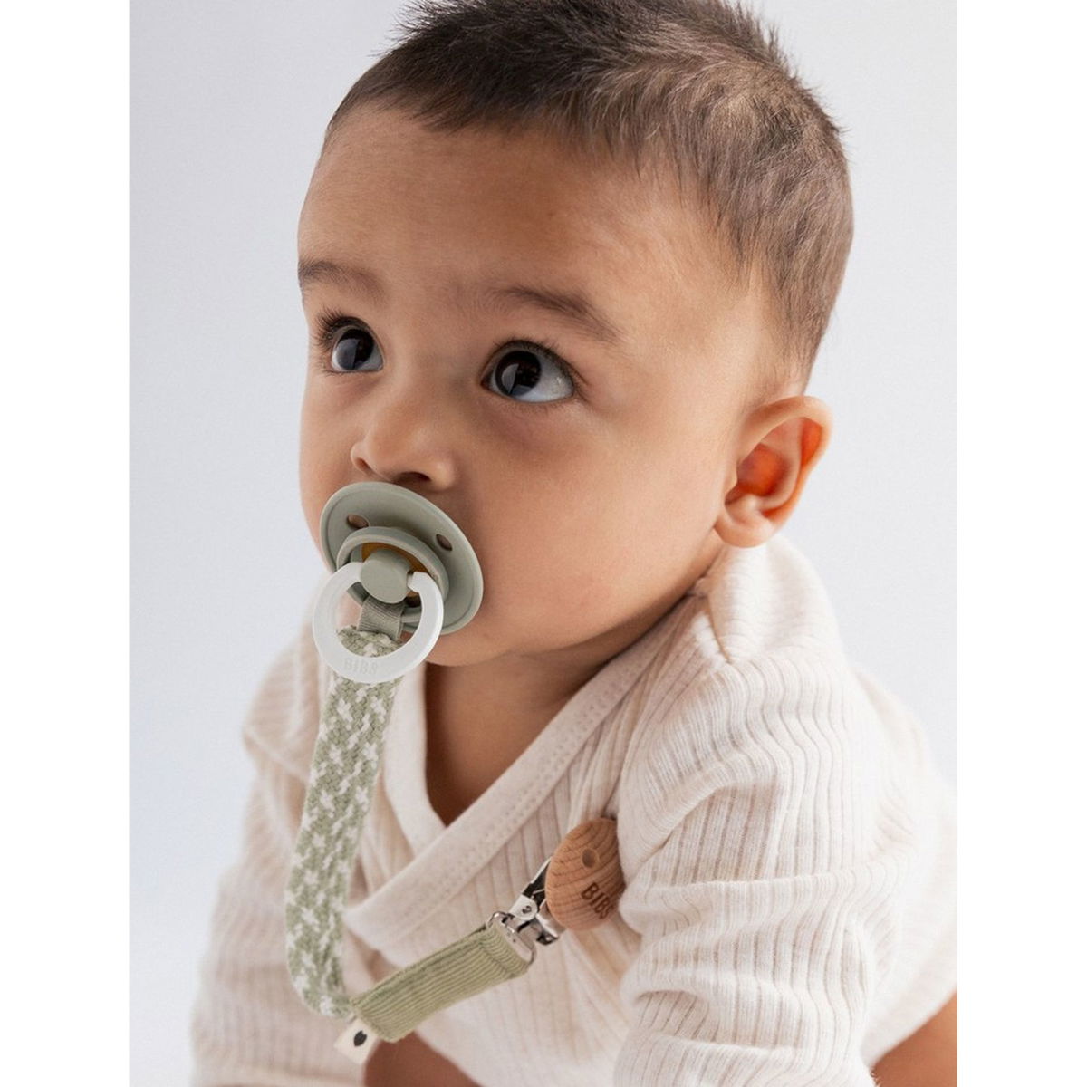 BIBSBIBS   x Liberty Schnullerkette capel fossil grey