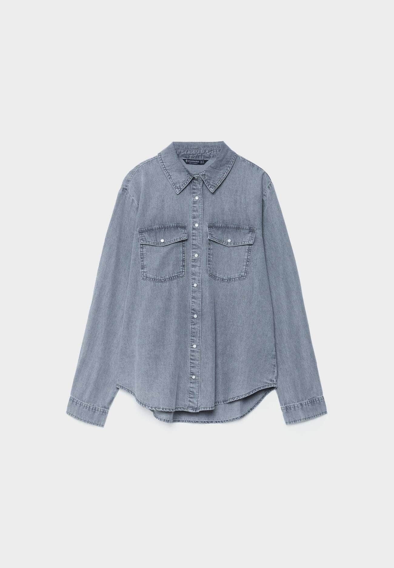 Camisa jeans de corte regular