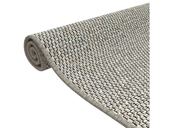 Prolenta Premium - Tapis de couloir aspect sisal taupe 80x150 cm
