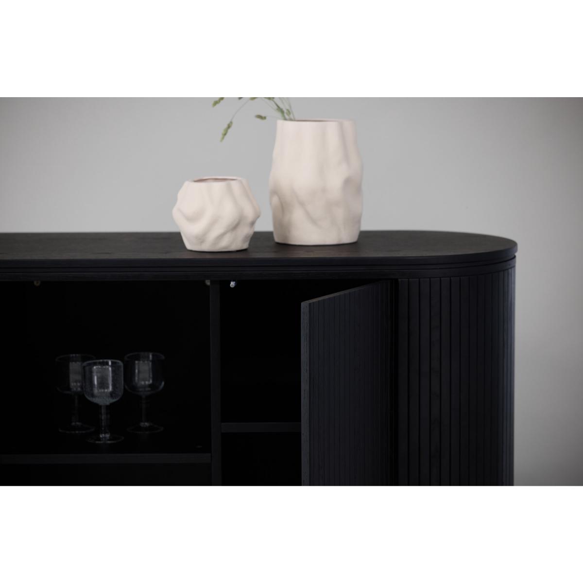 Svea - Siro dressoir - 160 cm - zwart