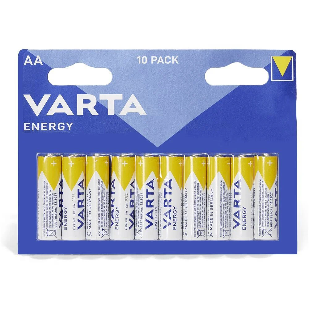 Lot de 10 piles LR06 AA Varta Energy