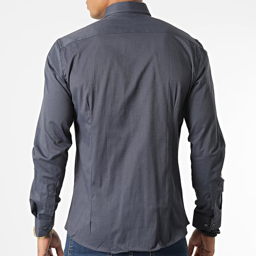 Chemise Manches Longues Y3687 Gris Anthracite