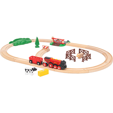 BRIO bondegårdssæt m. lokomotiv 36029