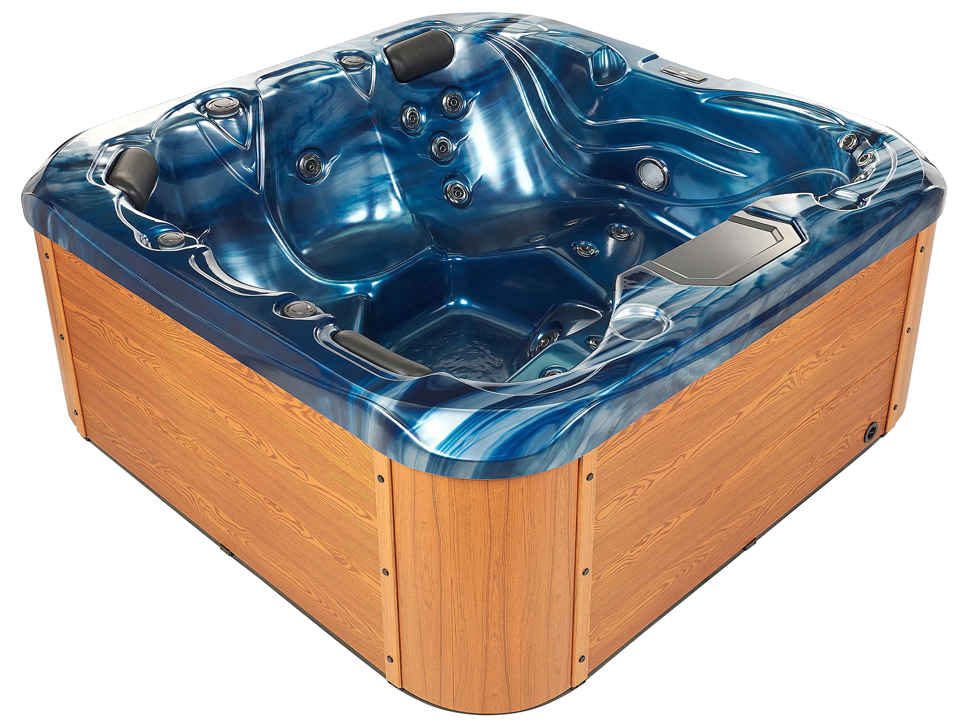 Buiten hottub met LED LASTARRIA Blauw