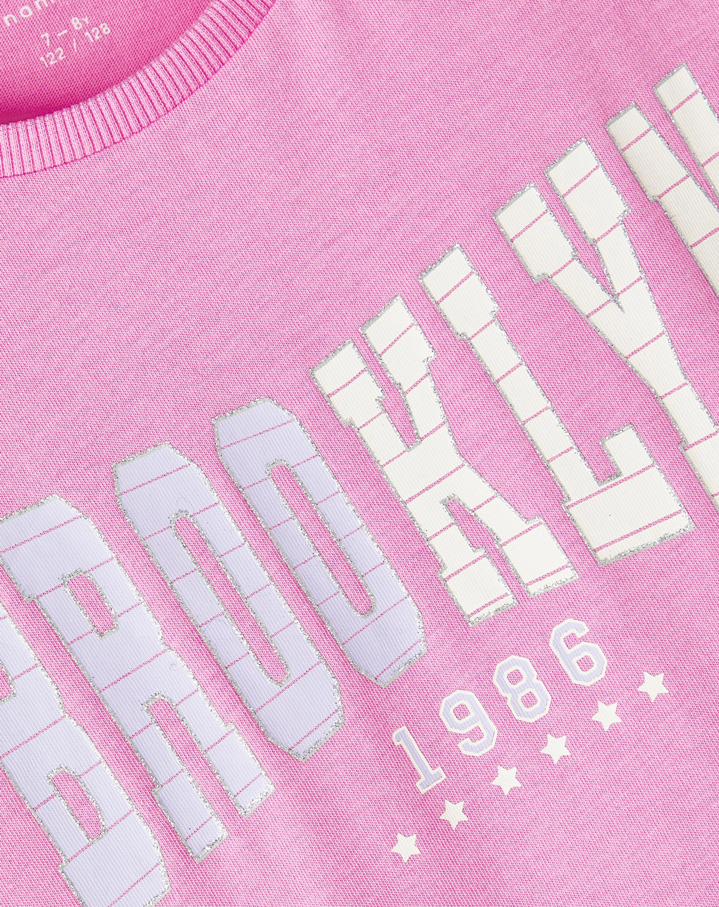 T-Shirt NKFBRIGITA - BROOKLYN in cyclamen