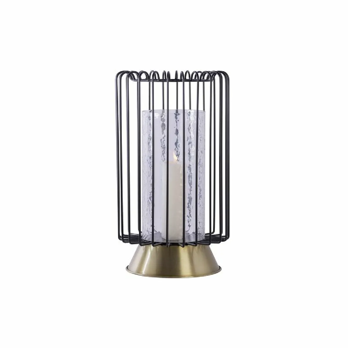 Paris Prix Bougeoir Rond Déco Malibu Noir & Or