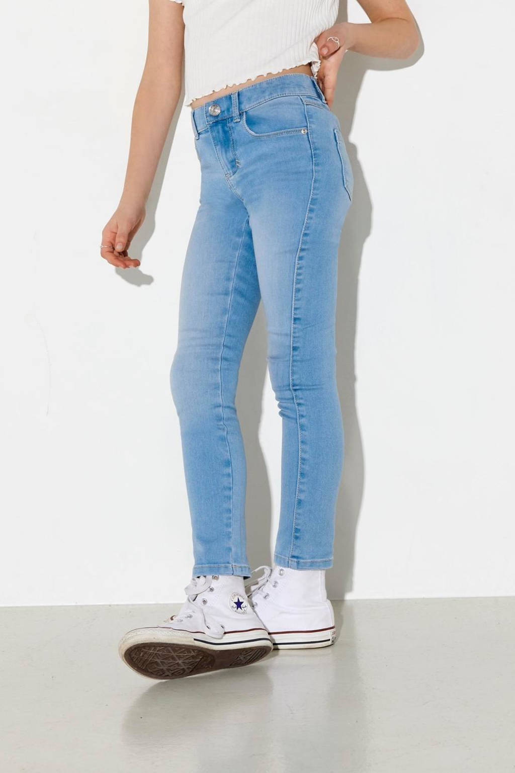 ONLY skinny jeans KONROYAL met katoen light denim